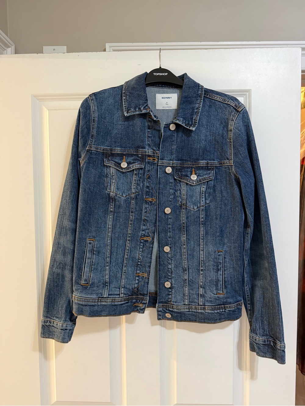 Od navy jean jacket small tall